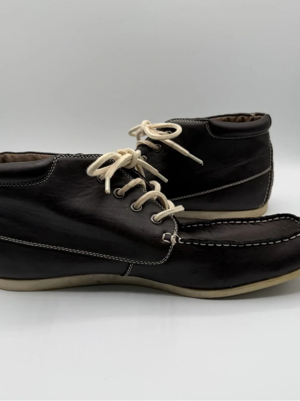 Madden M-Graver Chukka Boots Mens 13 Brown Moc Toe Lace Up Casual Shoes